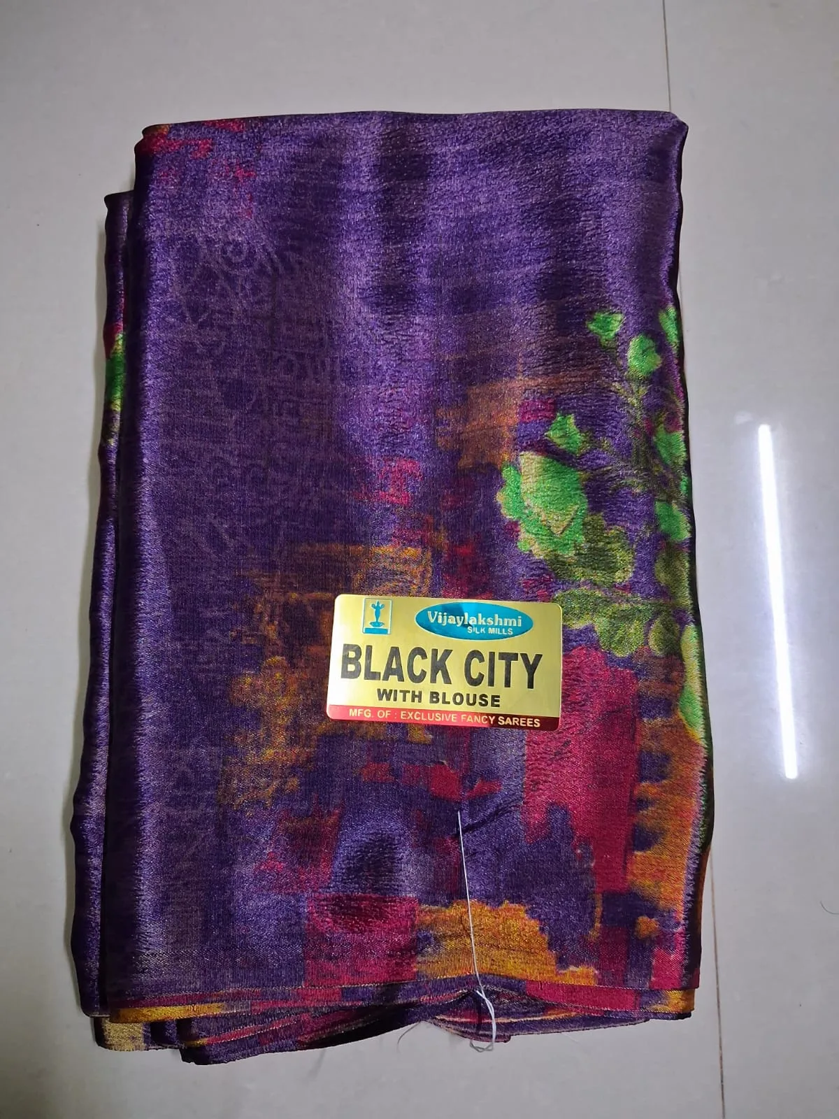 grape sarees dark blue based
